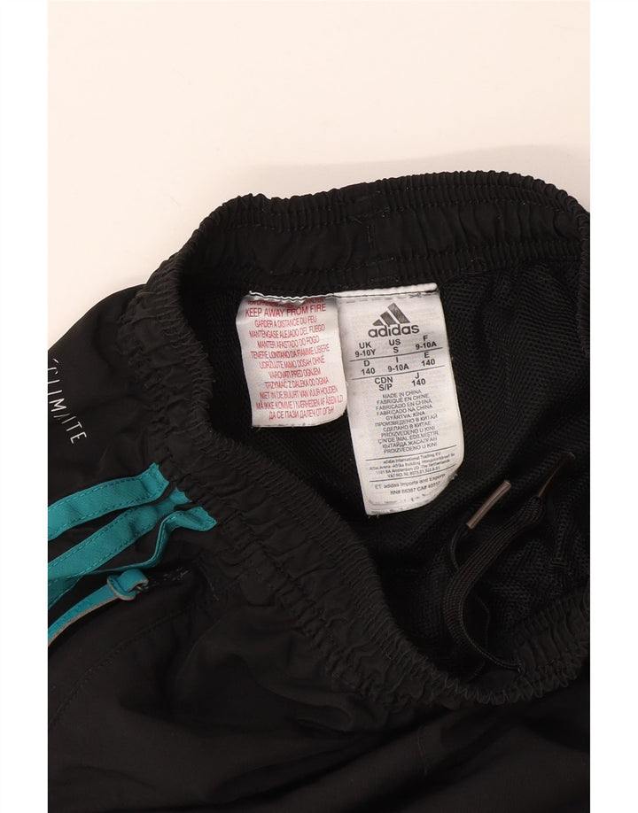 ADIDAS Boys Munster Rugby Graphic Tracksuit Trousers 9-10 Years  Black