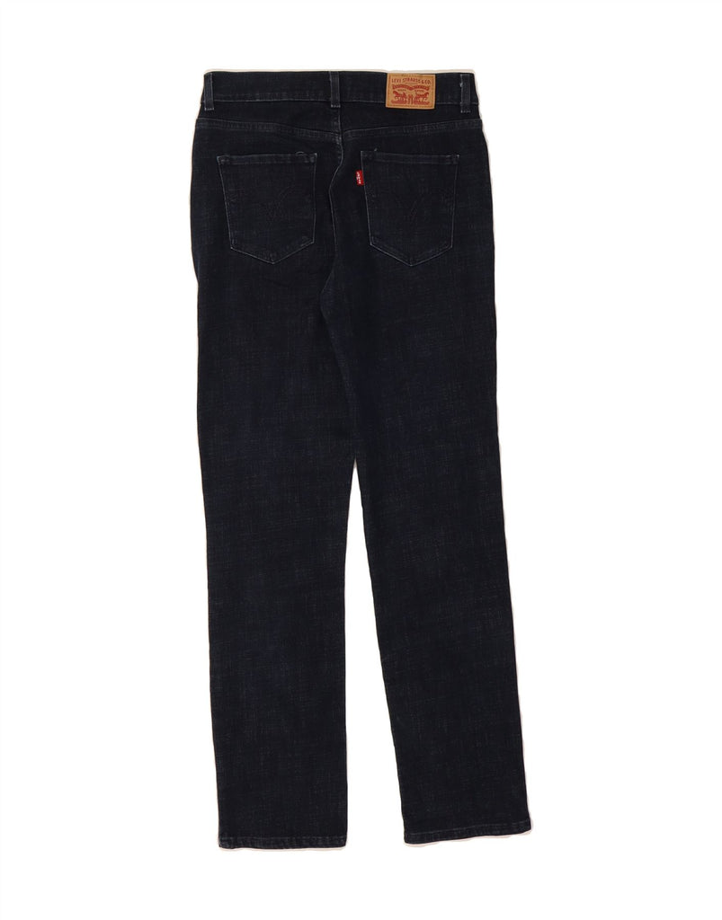LEVI'S Womens Classic Fit Straight Jeans US 4 Small W27 L30 Black Cotton Vintage Levi's and Second-Hand Levi's from Messina Hembry 