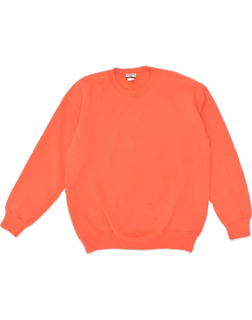 LEE Mens Sweatshirt Jumper XL Orange Cotton | Vintage Lee | Thrift | Second-Hand Lee | Used Clothing | Messina Hembry 