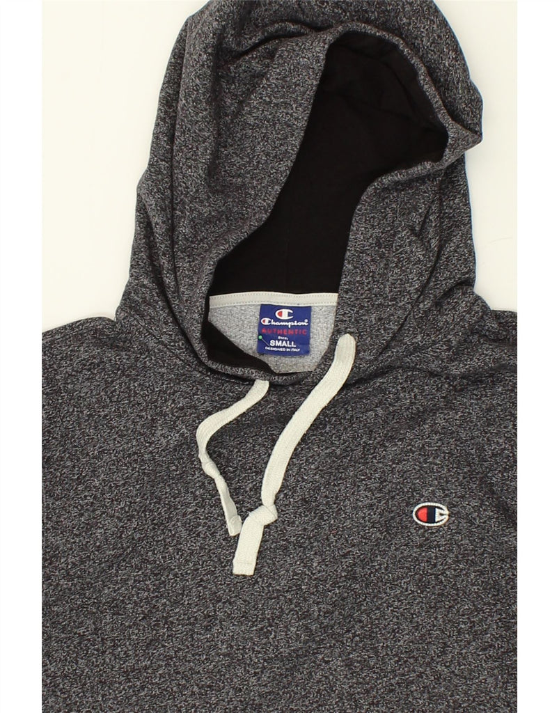 CHAMPION Mens Hoodie Jumper Small Grey Flecked Cotton | Vintage Champion | Thrift | Second-Hand Champion | Used Clothing | Messina Hembry 