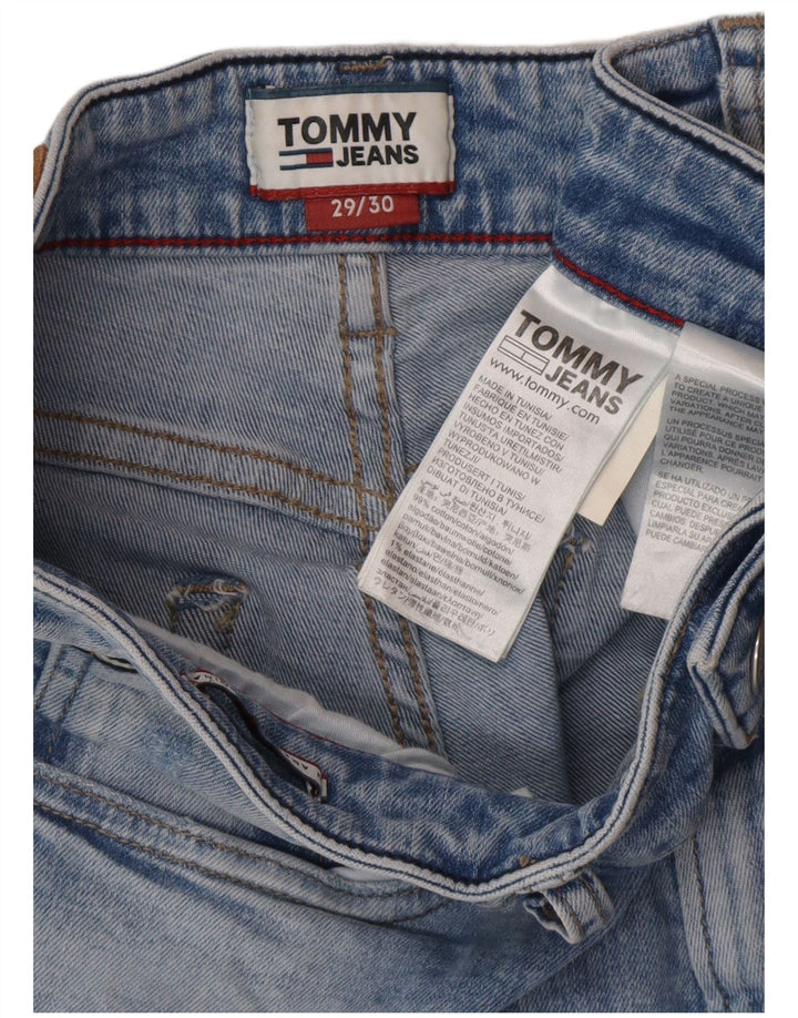 TOMMY HILFIGER Mens Slim Jeans W29 L30 Blue Cotton
