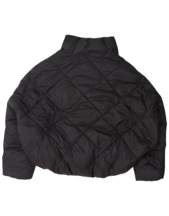 ZARA Womens Oversized Padded Jacket UK 16 Large Black Polyester