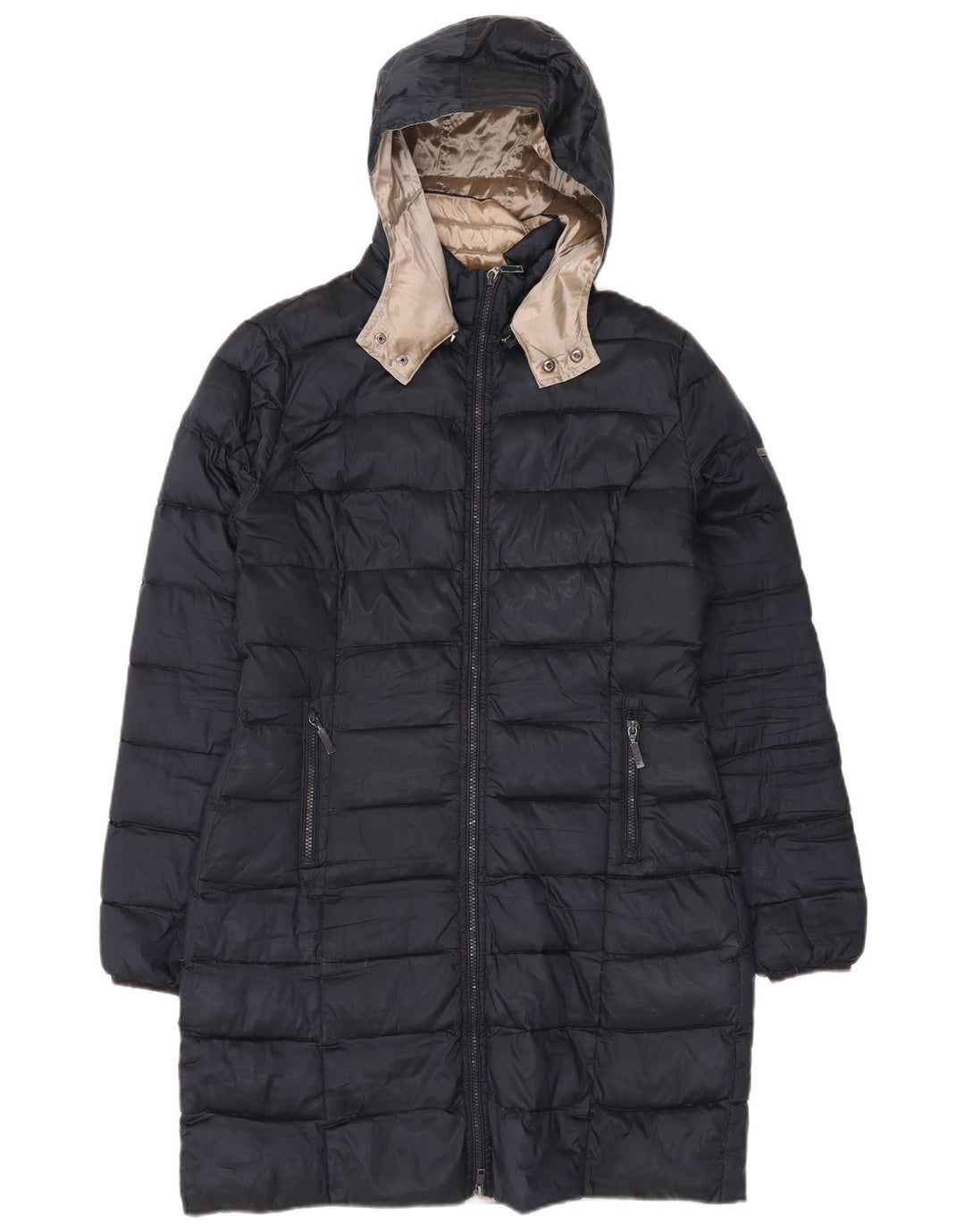 Ellesse Womens Hooded Padded Coat UK 18 XL Black Polyester