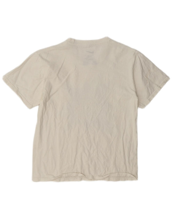 Nike Boys Graphic T-Shirt Top 12-13 Years Large White Cotton