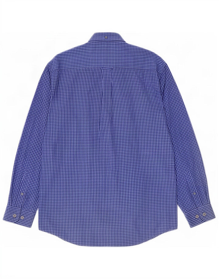 Ben Sherman Mens Shirt Medium Blue Gingham