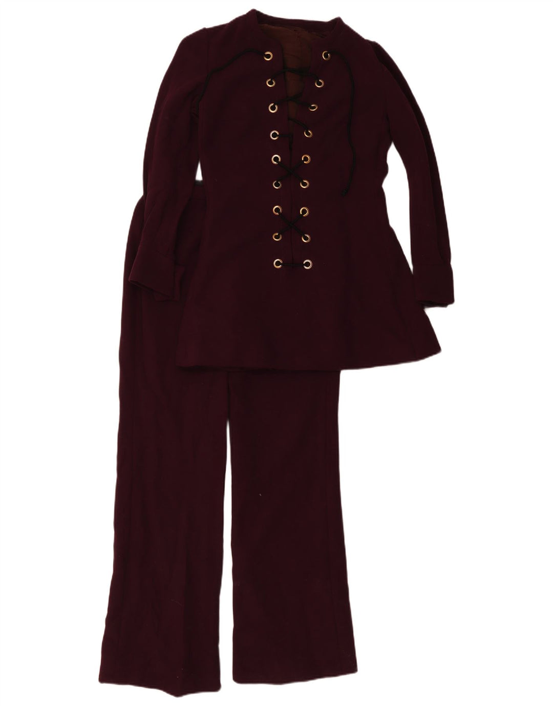 Vintage Womens 2 Piece Suit IT 44 Medium W24 L29 Purple