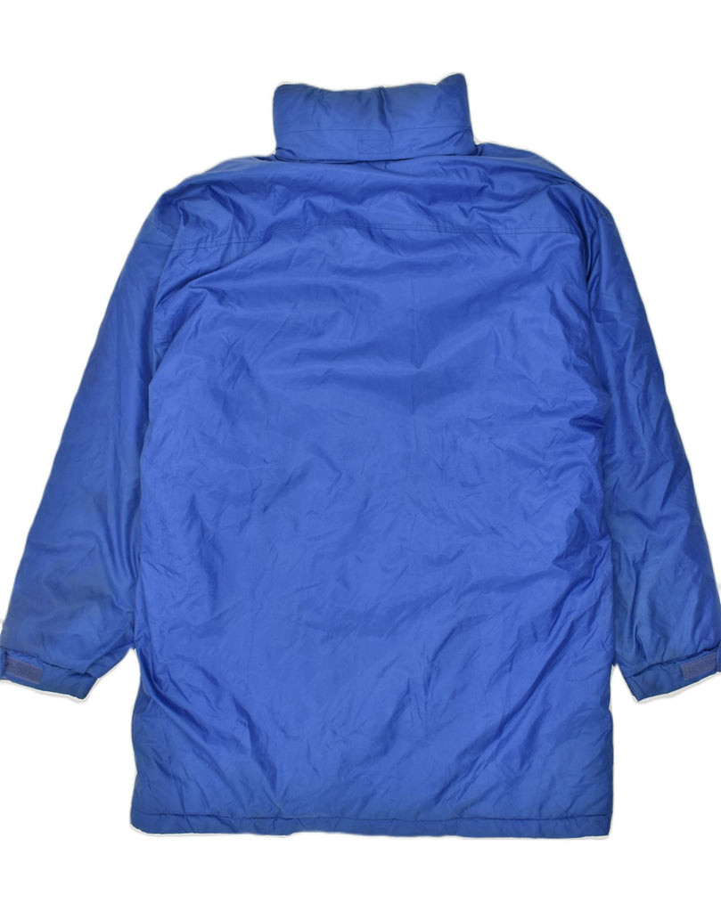 LOTTO Mens Hooded Rain Jacket UK 44 2XL Blue Polyester | Vintage Lotto | Thrift | Second-Hand Lotto | Used Clothing | Messina Hembry 