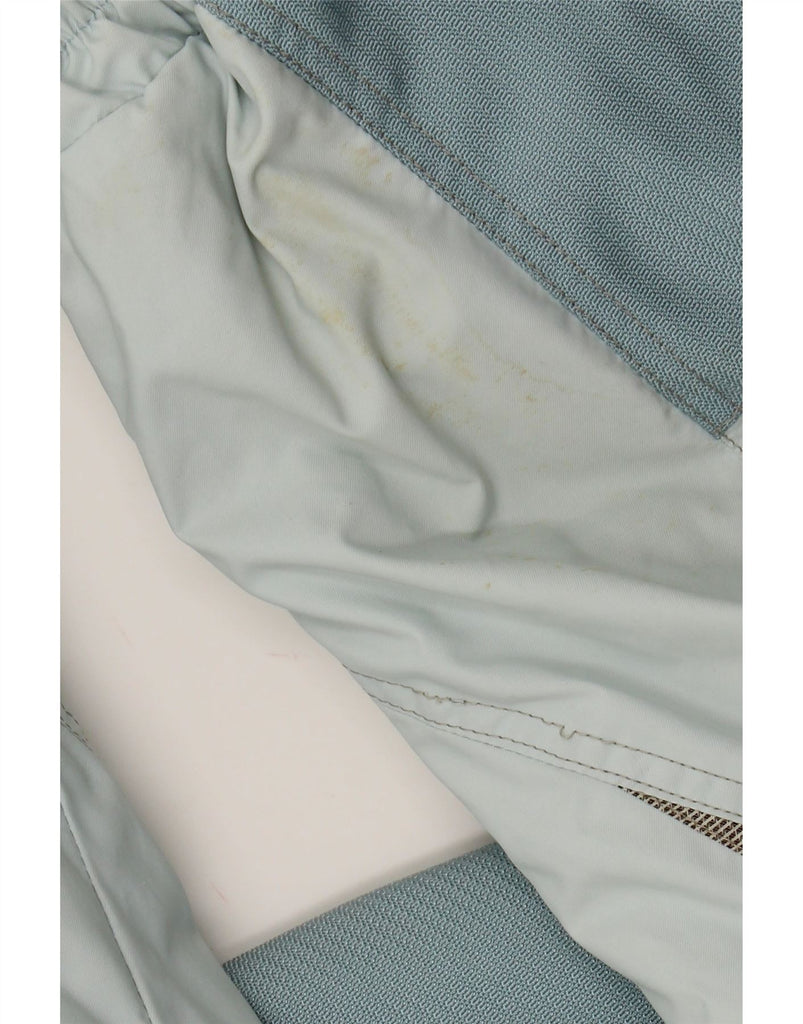 COLMAR Womens Hooded Windbreaker Jacket IT 44 Medium Blue Colourblock Vintage Colmar and Second-Hand Colmar from Messina Hembry 