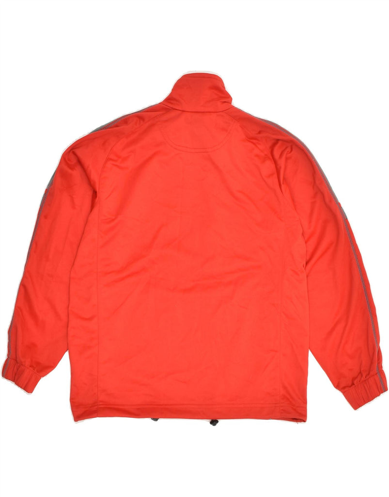 LOTTO Boys Tracksuit Top Jacket 9-10 Years Small Red Colourblock Polyester | Vintage Lotto | Thrift | Second-Hand Lotto | Used Clothing | Messina Hembry 