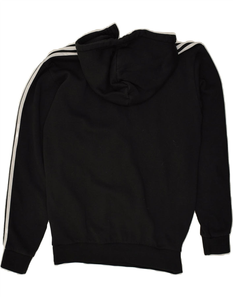 ADIDAS Mens Hoodie Jumper XS Black Cotton | Vintage Adidas | Thrift | Second-Hand Adidas | Used Clothing | Messina Hembry 