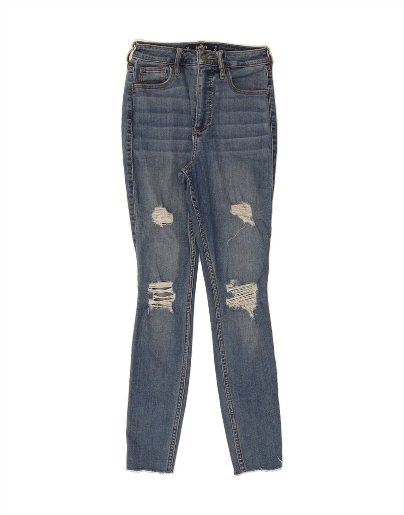 HOLLISTER Womens Curvy High Rise Skinny Jeans US 5 Medium W27 L28 Blue Vintage Hollister and Second-Hand Hollister from Messina Hembry 
