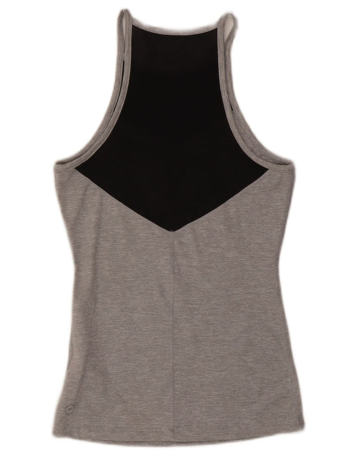 Puma Womens Vest Top UK 10 Small  Grey Colourblock Polyester