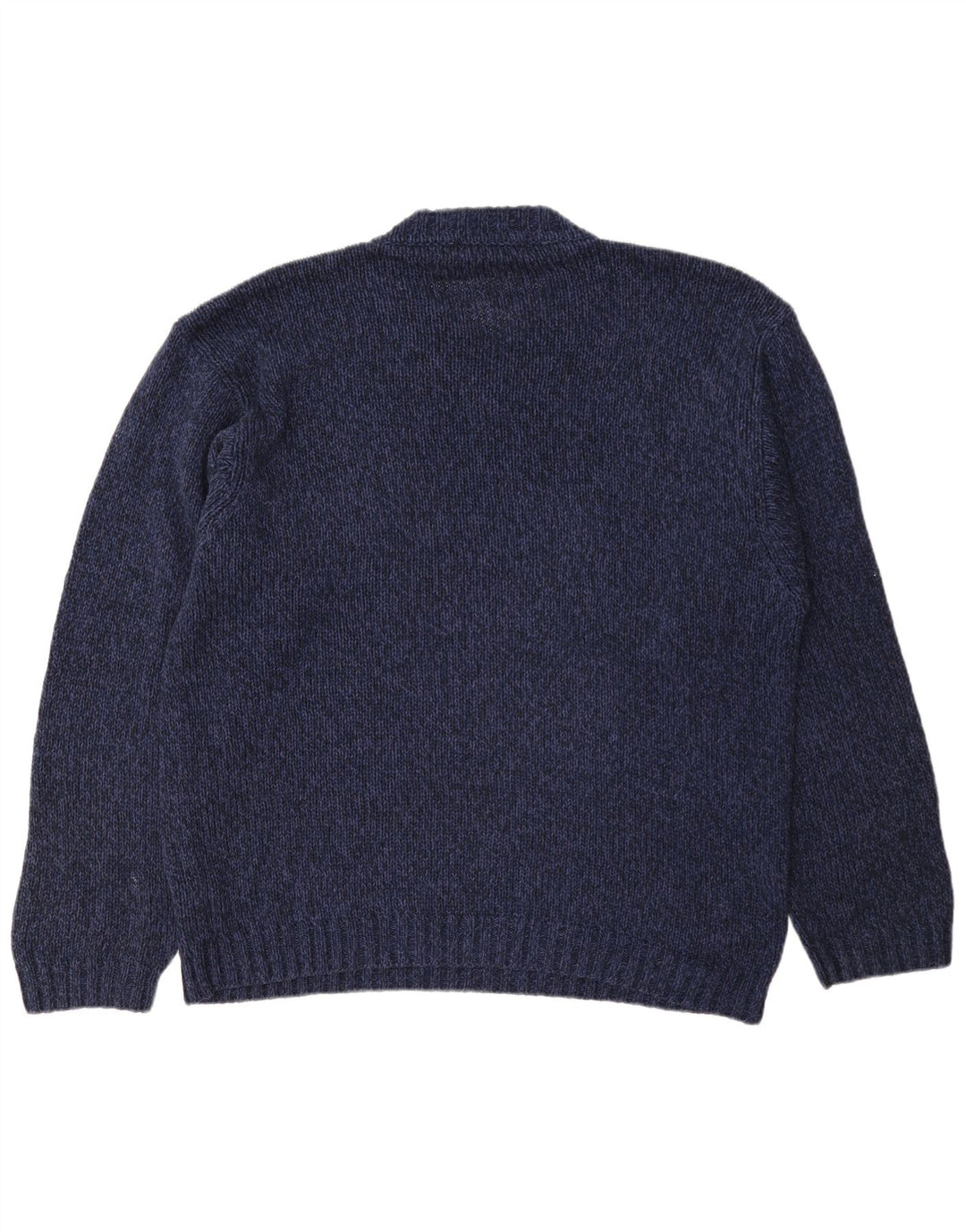 Marks & Spencer Mens St. Michael V-Neck Jumper Sweater Medium Navy Blue