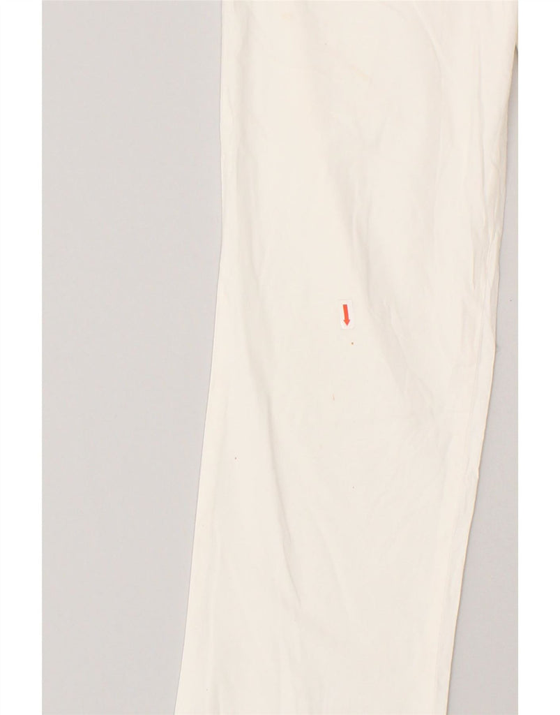 CONTE OF FLORENCE Womens Slim Chino Trousers IT 40 Small W30 L27  White Vintage Conte of Florence and Second-Hand Conte of Florence from Messina Hembry 