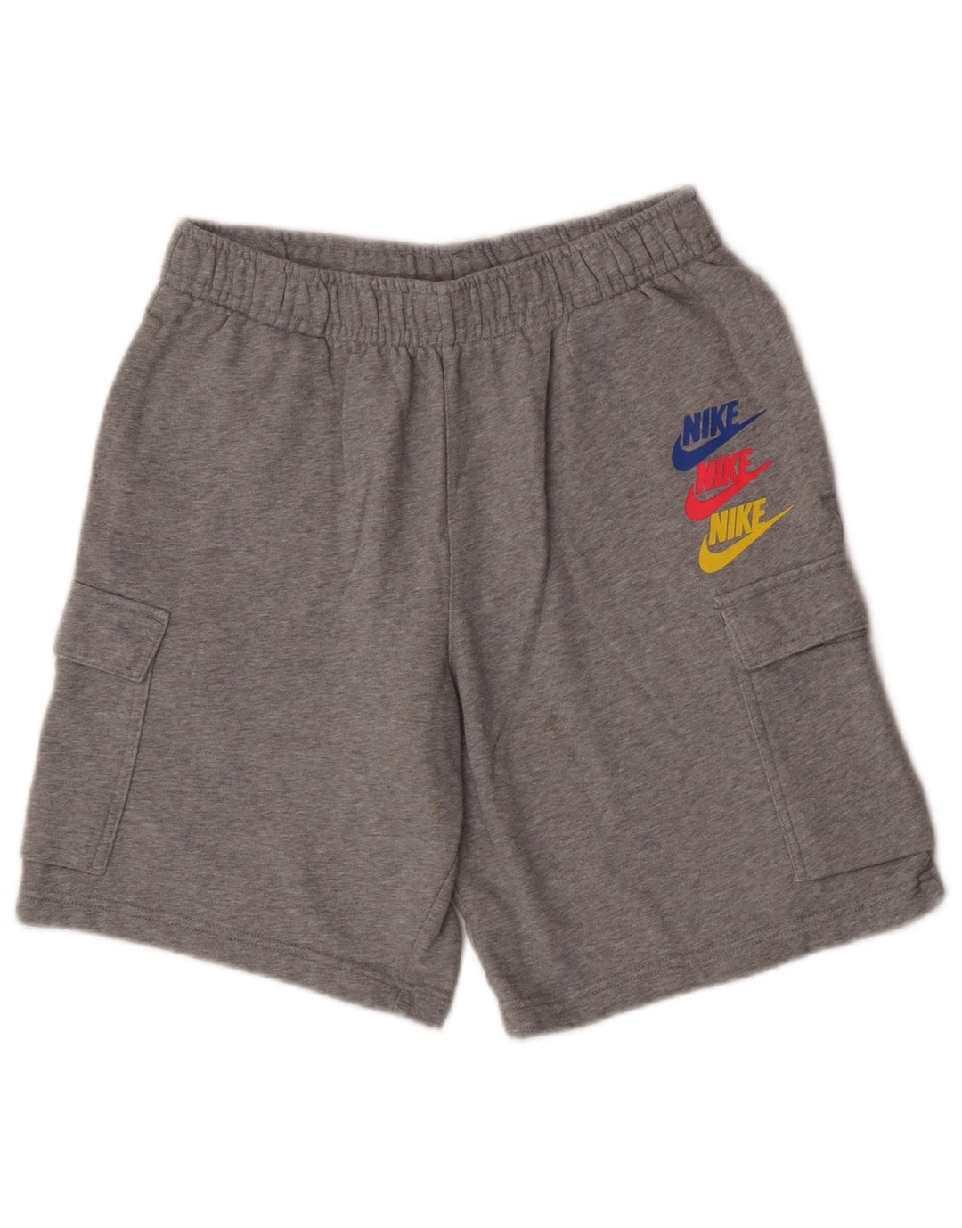 Nike Mens Sport Shorts Small Grey Cotton