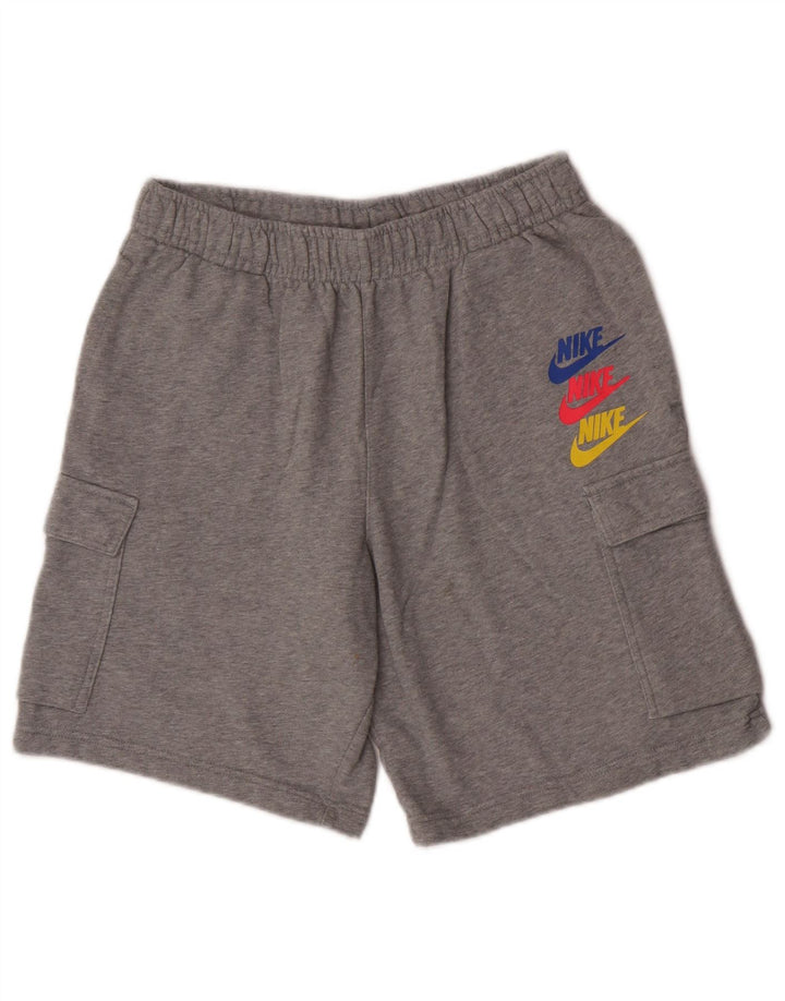 Nike Mens Sport Shorts Small Grey Cotton