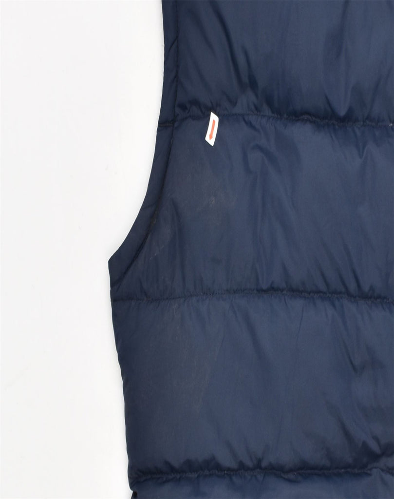 JACK WILLS Womens Padded Gilet UK 10 Small Navy Blue Nylon | Vintage | Thrift | Second-Hand | Used Clothing | Messina Hembry 