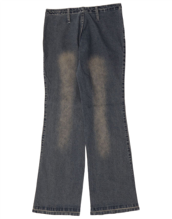 Victory Womens Wide Leg Jeans W30 L31 Blue Polyester
