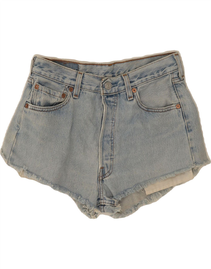 LEVI'S Womens 501 High Waist Denim Hot Pants W30 Medium  Blue Vintage Levi's and Second-Hand Levi's from Messina Hembry 