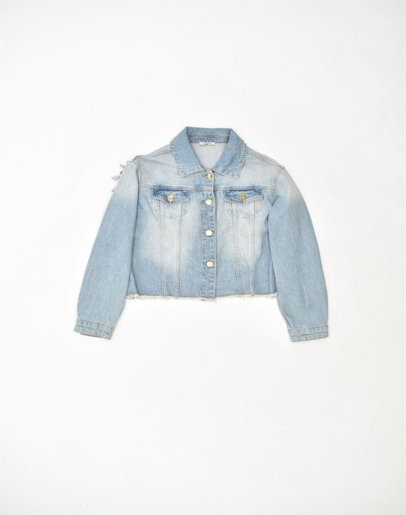 LIU JO Girls Denim Jacket 13-14 Years Blue Polyester | Vintage | Thrift | Second-Hand | Used Clothing | Messina Hembry 