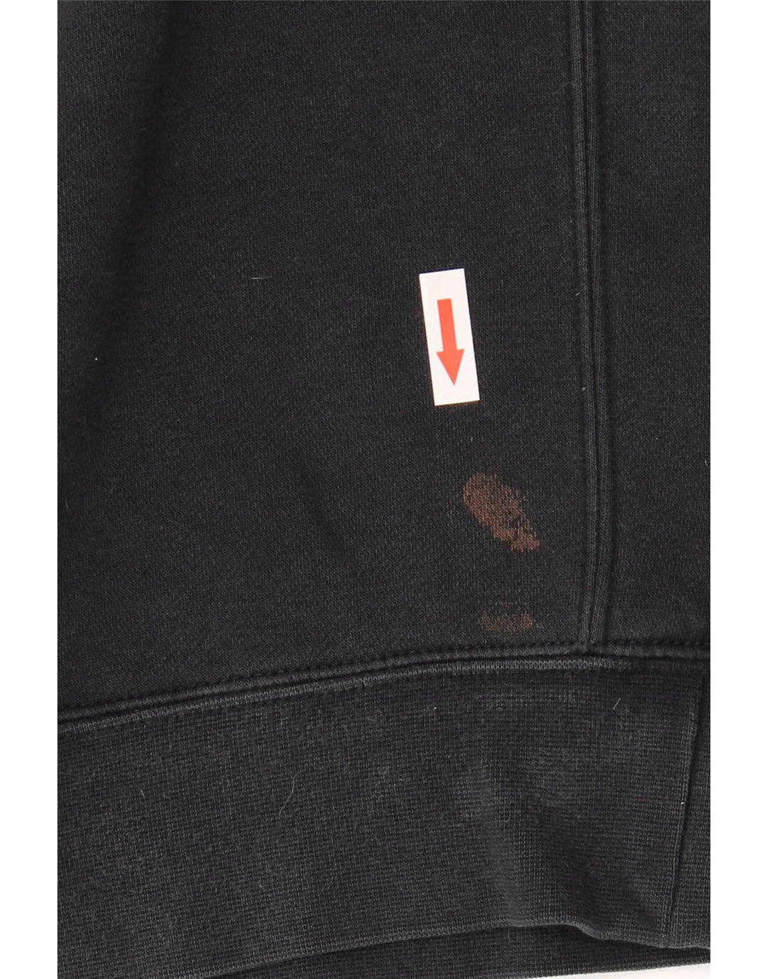 NIKE Mens Sweatshirt Jumper Medium Black Cotton