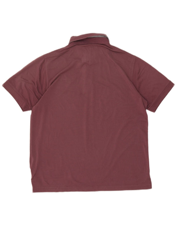 Rohan Mens Polo Shirt Large Burgundy Polyester