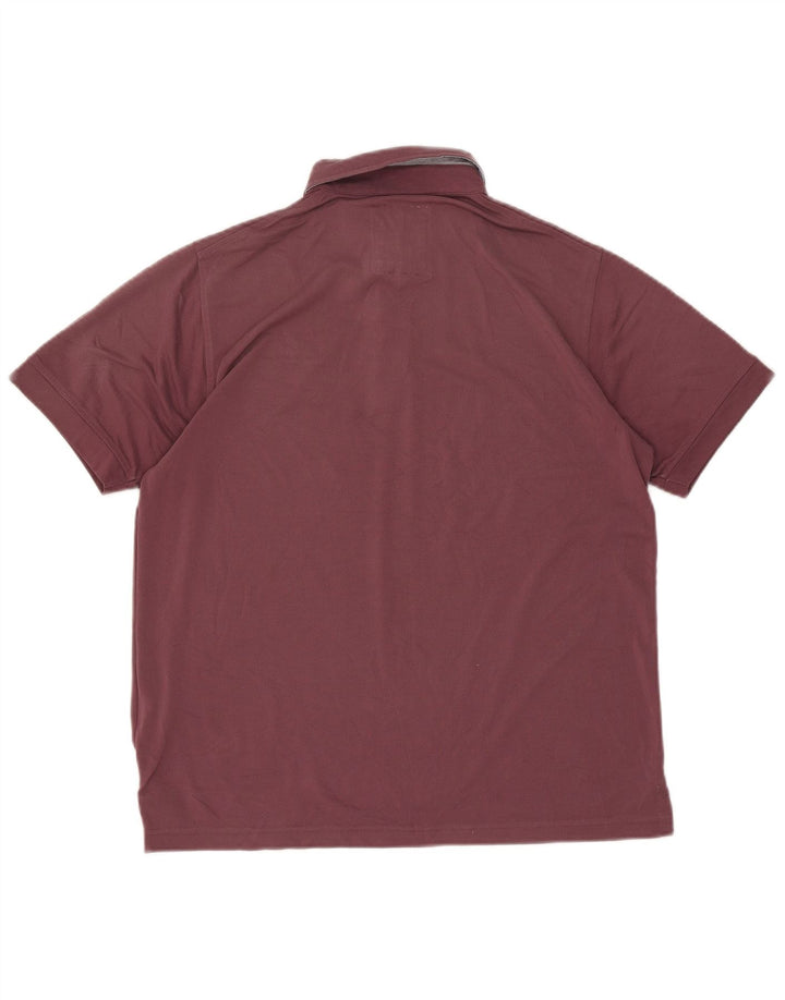 Rohan Mens Polo Shirt Large Burgundy Polyester