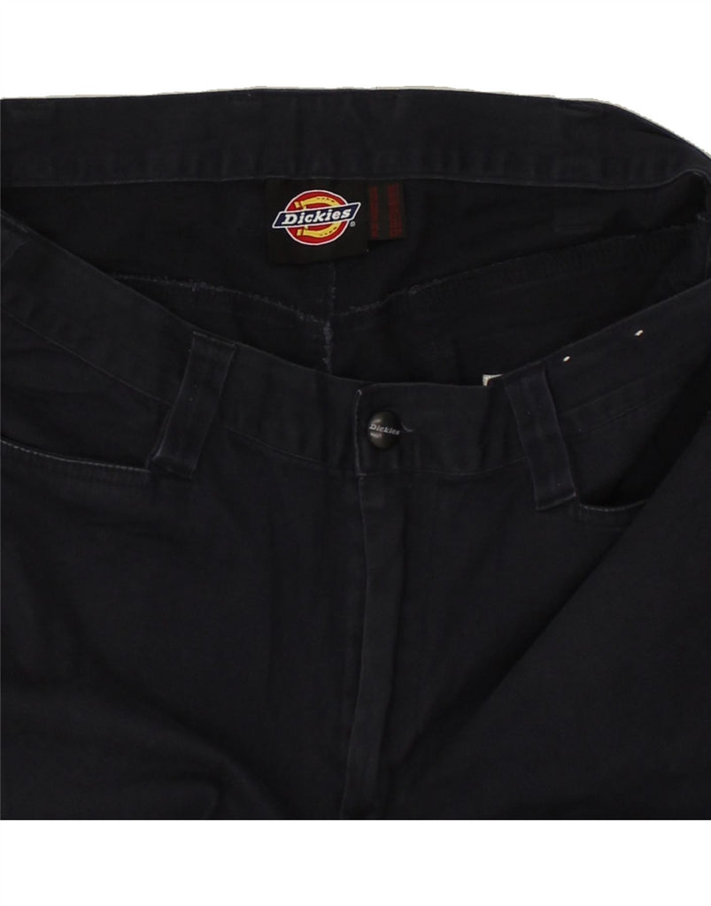 DICKIES Mens Straight Cargo Trousers W36 L31  Navy Blue Cotton | Vintage Dickies | Thrift | Second-Hand Dickies | Used Clothing | Messina Hembry 