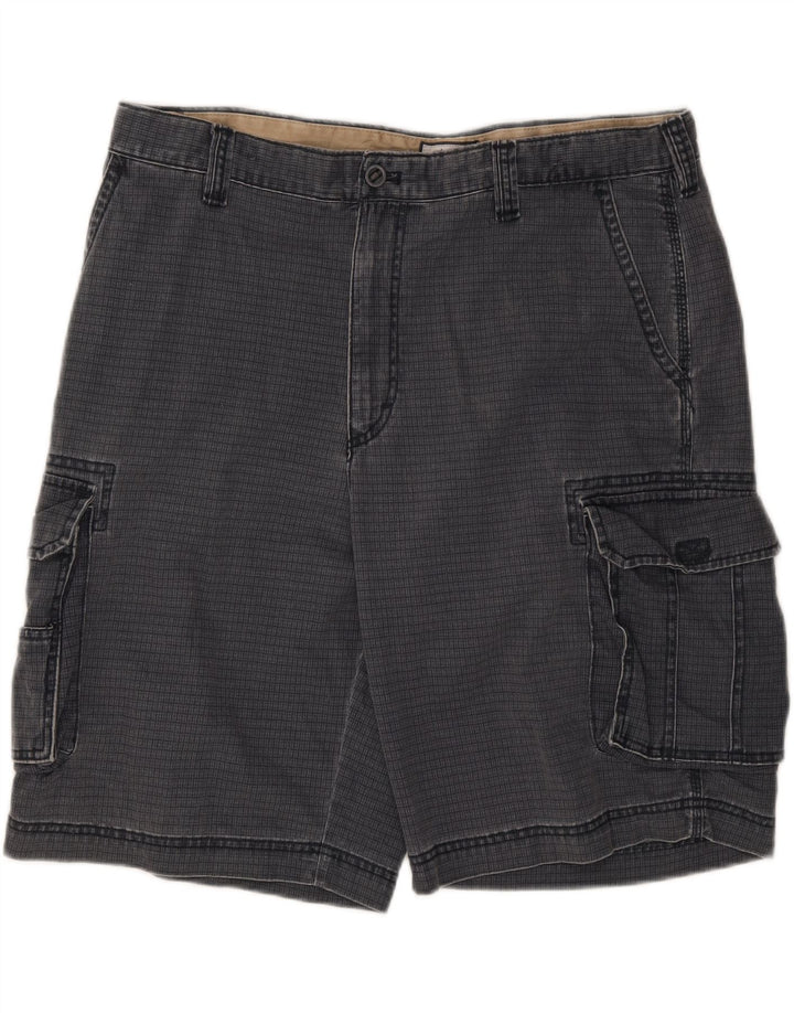 IZOD Mens Cargo Shorts W38 XL Navy Blue Cotton Vintage Izod and Second-Hand Izod from Messina Hembry 
