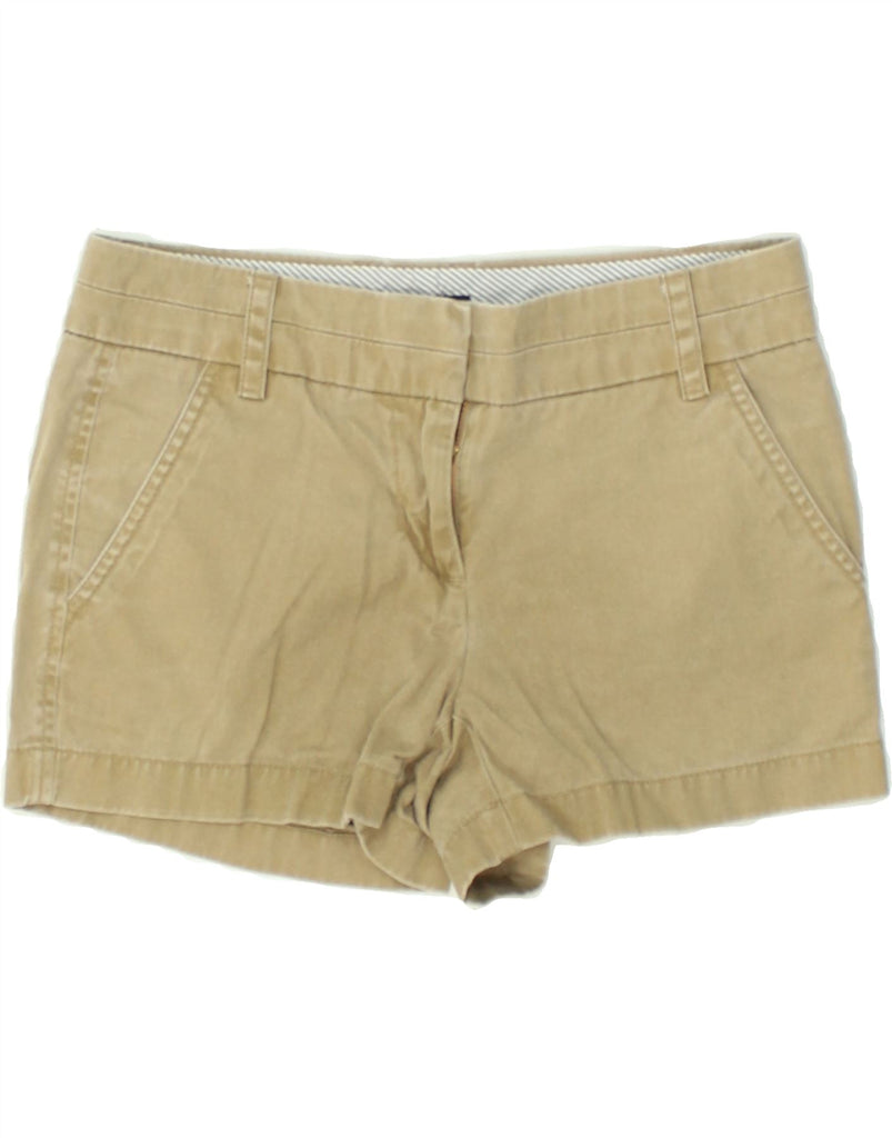 J. CREW Womens Chino Shorts US 00 2XS W28 Beige Cotton | Vintage J. Crew | Thrift | Second-Hand J. Crew | Used Clothing | Messina Hembry 