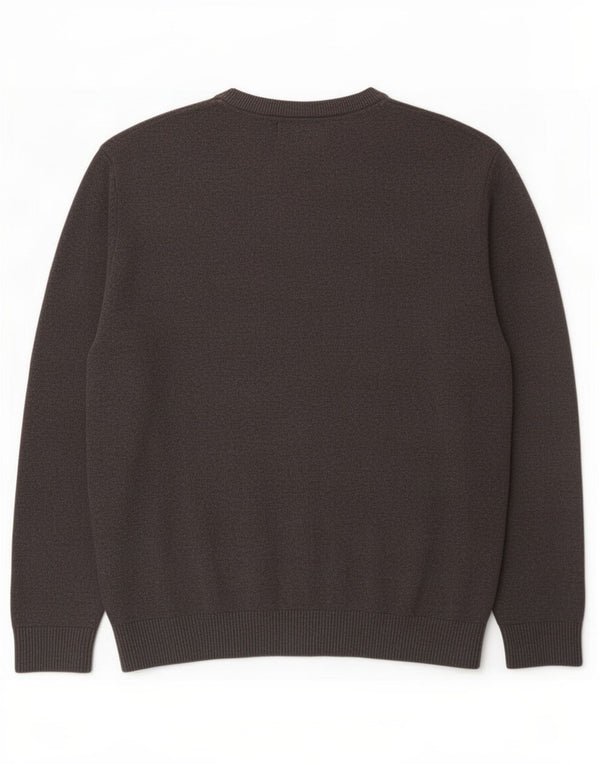 Joules Mens Crew Neck Jumper Sweater Large Grey Cotton