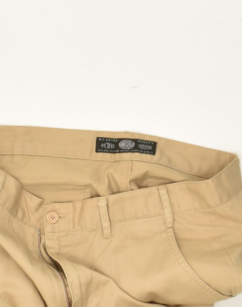 VINTAGE Mens Slim Cargo Trousers W34 L30  Beige | Vintage Vintage | Thrift | Second-Hand Vintage | Used Clothing | Messina Hembry 