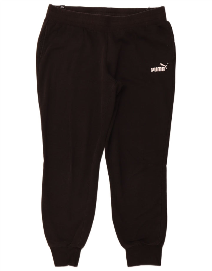 PUMA Womens Tracksuit Trousers Joggers UK 16 Large Black