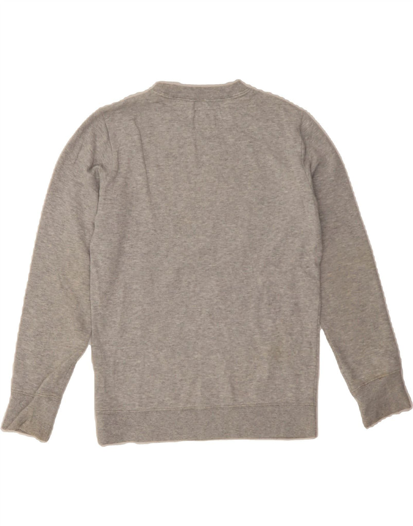 CHAMPION Boys Graphic Sweatshirt Jumper 10-11 Years Large  Grey Flecked Vintage Champion and Second-Hand Champion from Messina Hembry 