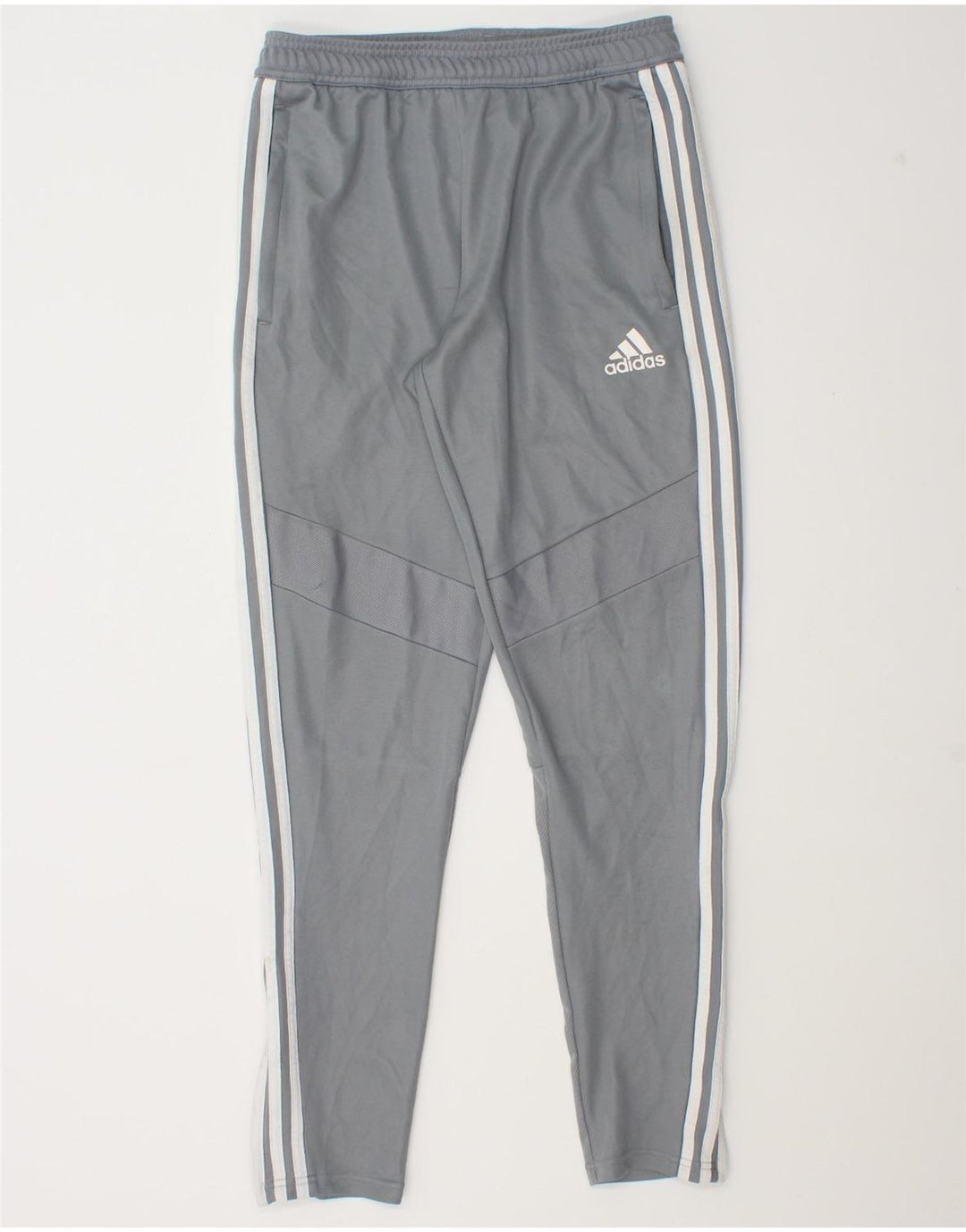 Adidas Mens Tracksuit Trousers Small  Grey Polyester
