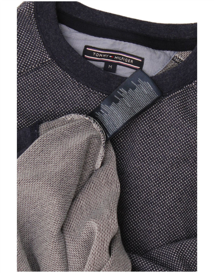 Tommy Hilfiger Mens Sweatshirt Jumper Medium Navy Blue Cotton