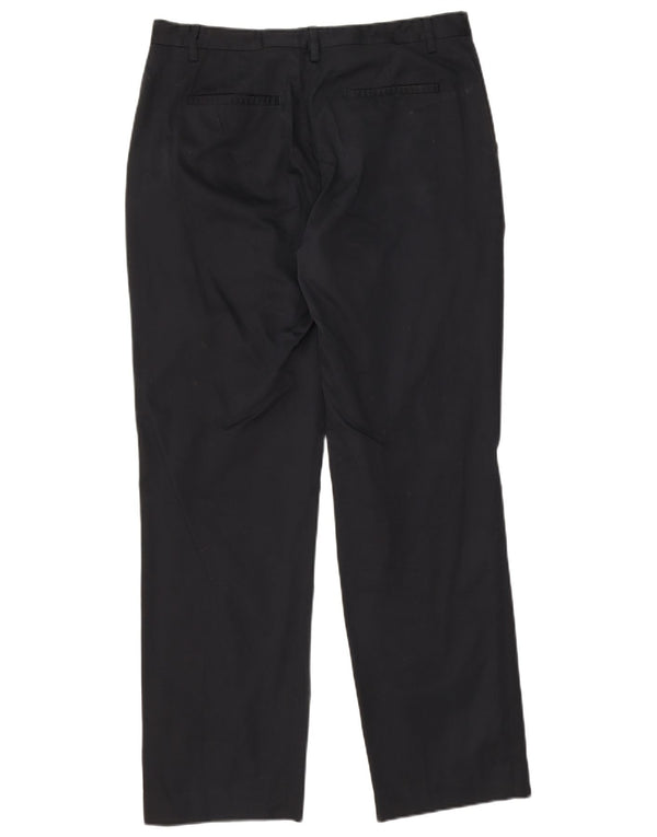 Ted Baker Mens Straight Suit Trousers W34 L30 Black Cotton
