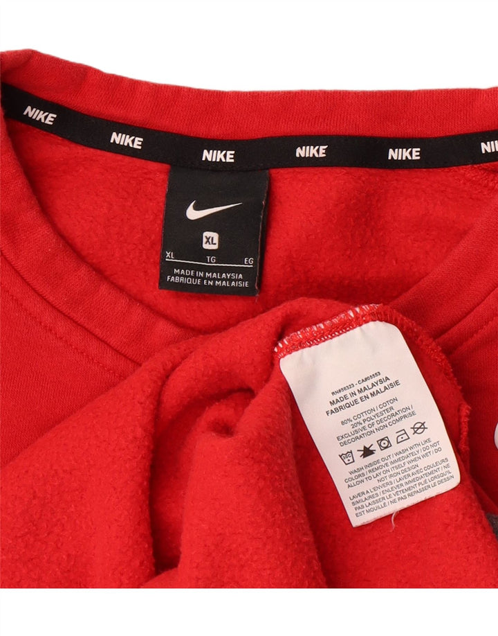 NIKE Womens Ohio State Oversized Sweatshirt Jumper UK 18 XL Red Vintage Nike and Second-Hand Nike from Messina Hembry 