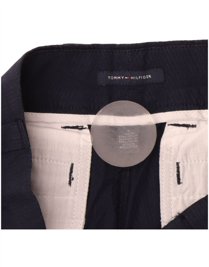 TOMMY HILFIGER Womens Chino Shorts US 6 Medium W30  Navy Blue Cotton