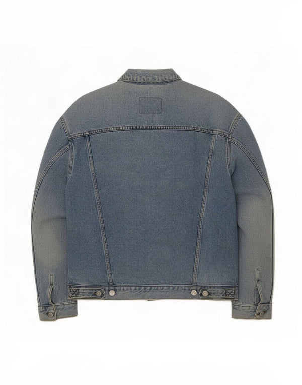 Uniform Mens Denim Jacket UK 40 Large Blue