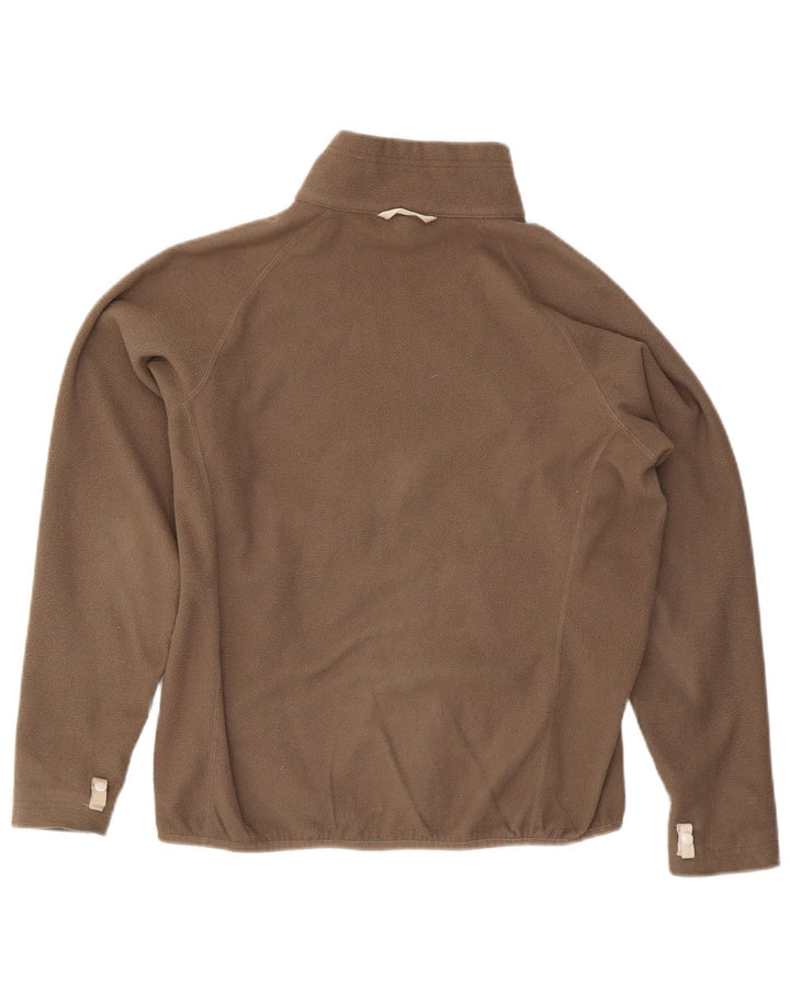 The North Face Womens Fleece Jacket UK 16 Large Brown