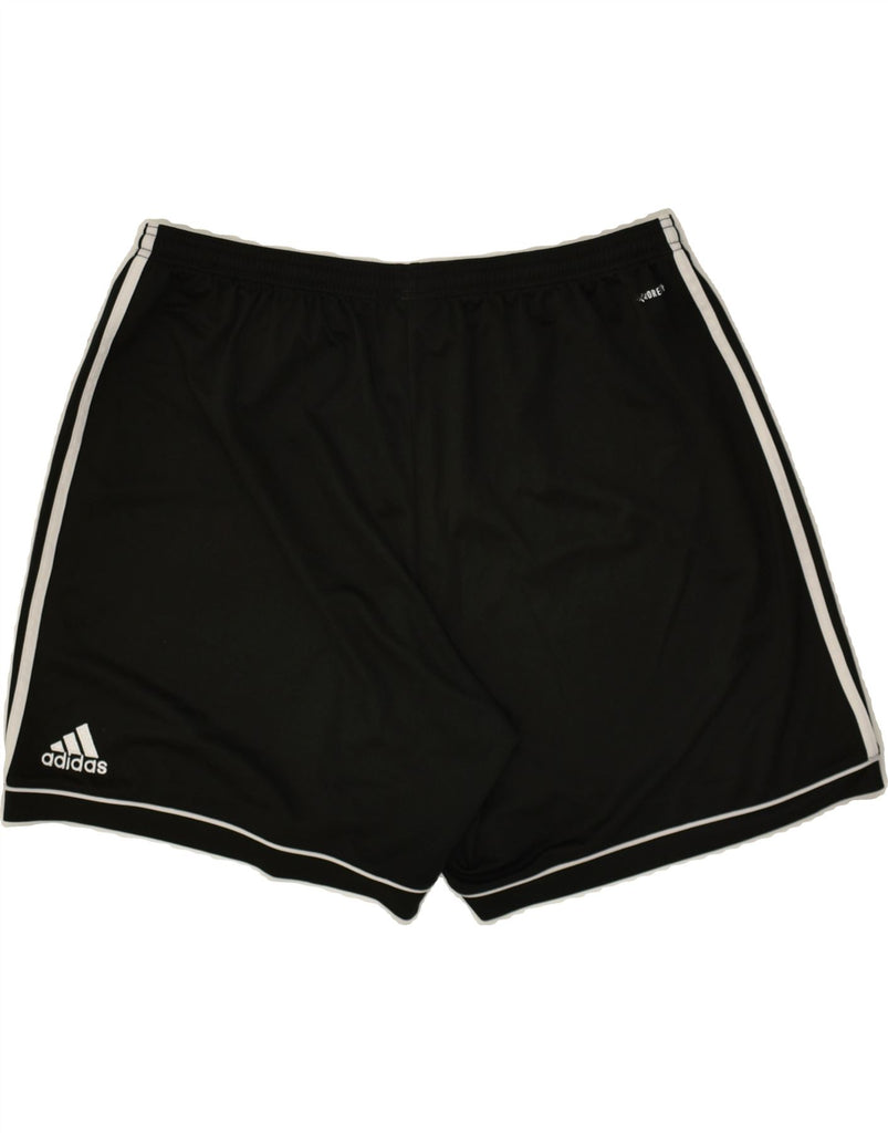 ADIDAS Mens Sport Shorts 2XL Black Polyester | Vintage Adidas | Thrift | Second-Hand Adidas | Used Clothing | Messina Hembry 