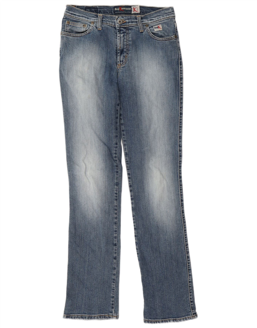 Roy Kompakt Womens Straight Jeans W30 L31 Blue Cotton