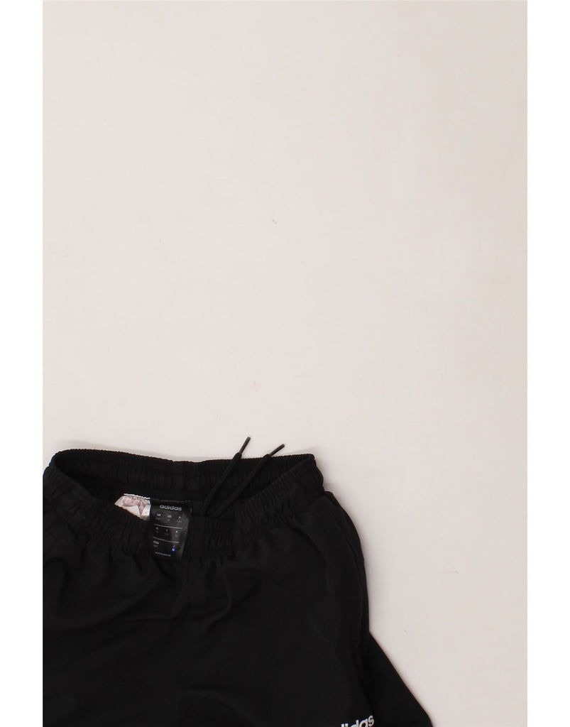 ADIDAS Boys Tracksuit Trousers Joggers 11-12 Years Medium Black Polyester Vintage Adidas and Second-Hand Adidas from Messina Hembry 