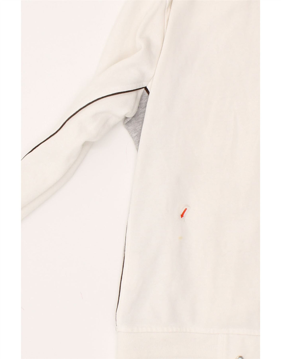 CHAMPION Womens Tracksuit Top Jacket UK 16 Large White Cotton Vintage Champion and Second-Hand Champion from Messina Hembry 