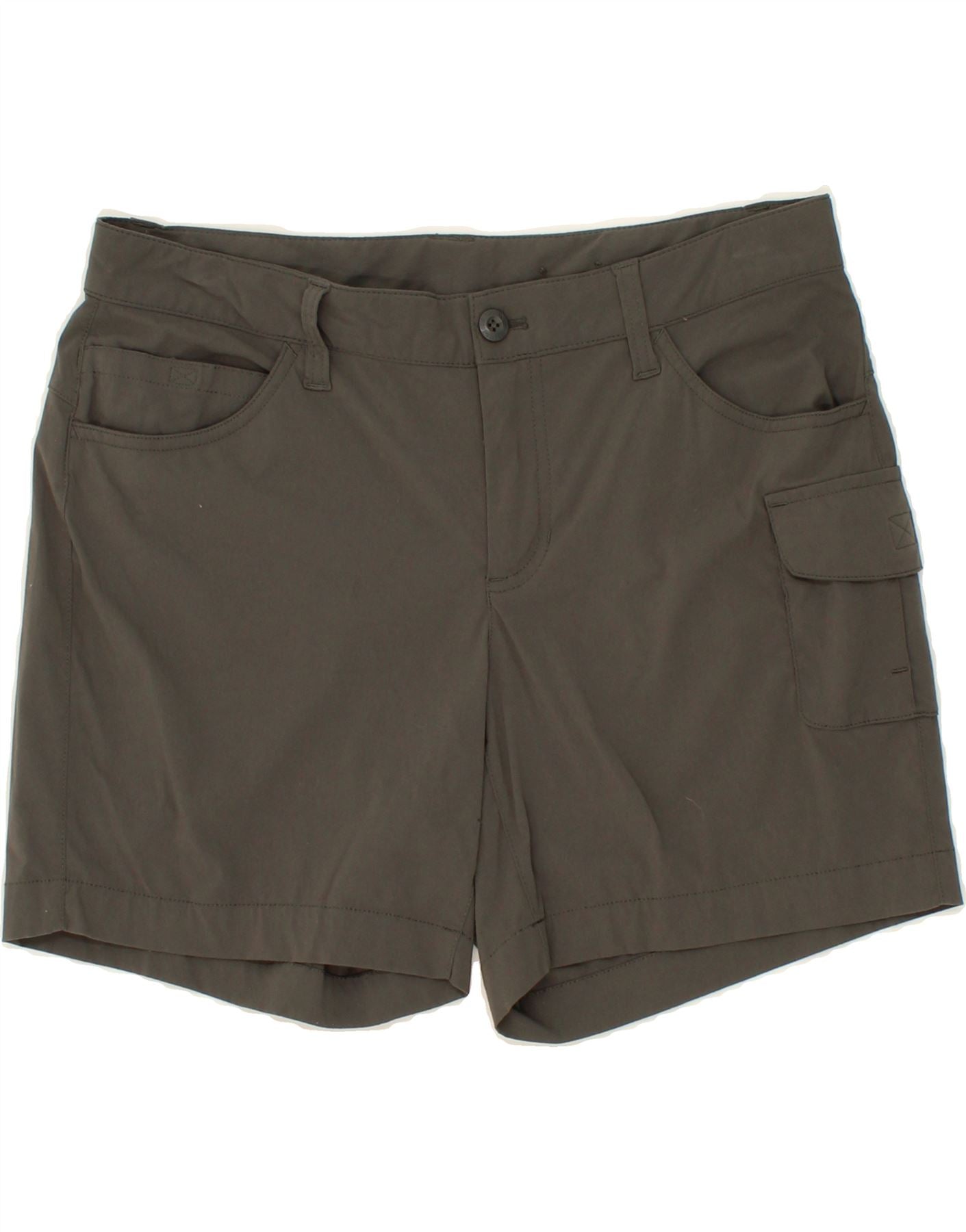 EDDIE BAUER Womens Cargo Shorts US Medium W34 Khaki Polyamide
