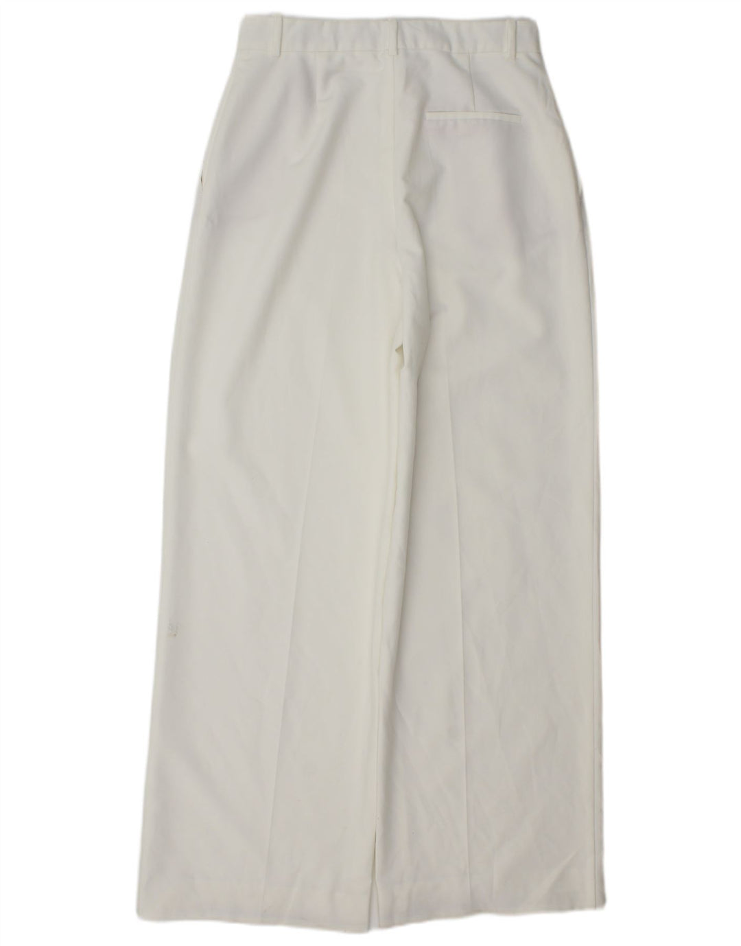 Zara Womens Wide Leg Chino Trousers Medium W28 L31 White