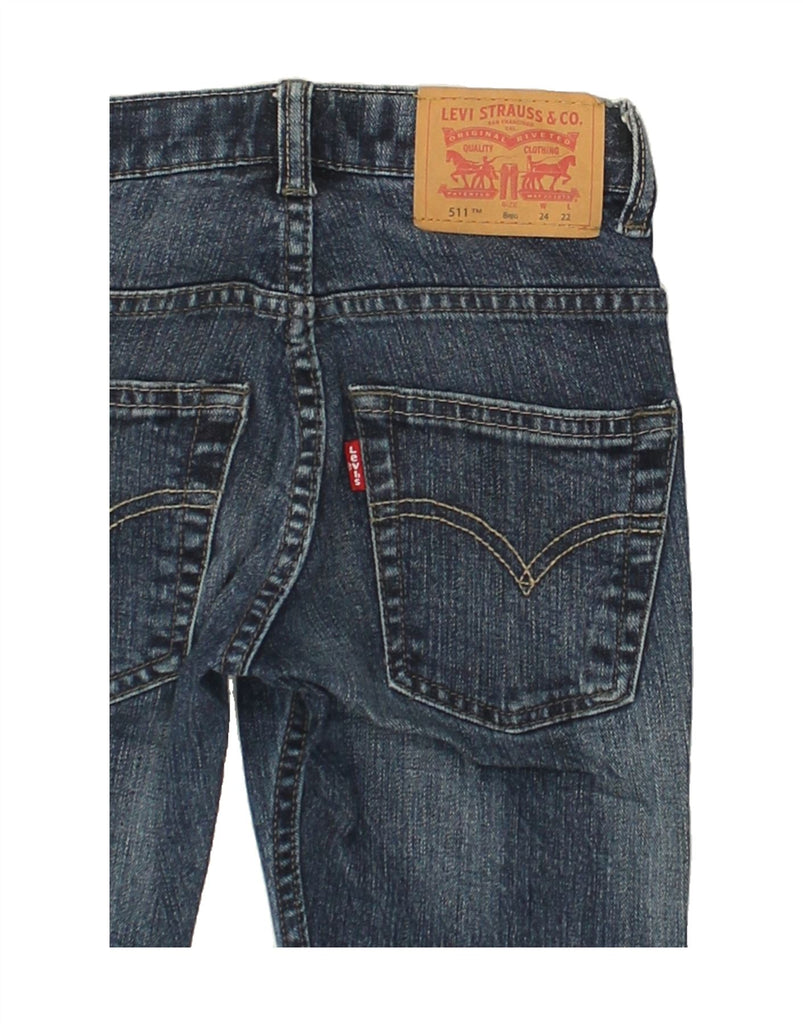 LEVI'S Boys 511 Slim Jeans 7-8 Years W24 L22 Blue | Vintage Levi's | Thrift | Second-Hand Levi's | Used Clothing | Messina Hembry 