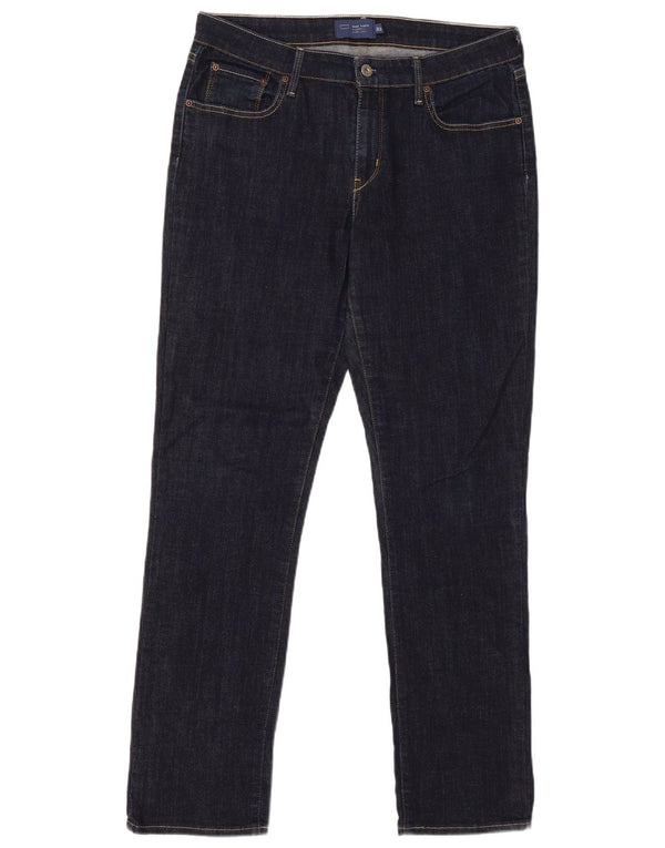 Levi's Womens Demi Curve Classic Fit Slim Jeans W32 L32 Navy Blue Cotton