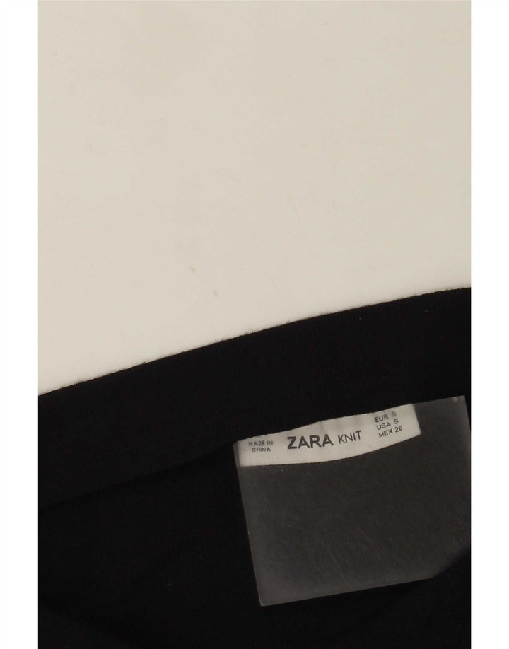 Zara Womens Mini Skirt Small W26 Navy Blue